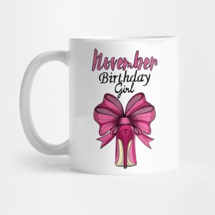 November Birthday Girl Mug